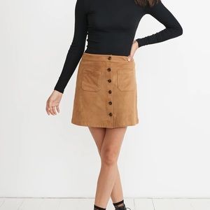 Marine Layer Suede Mini Skirt